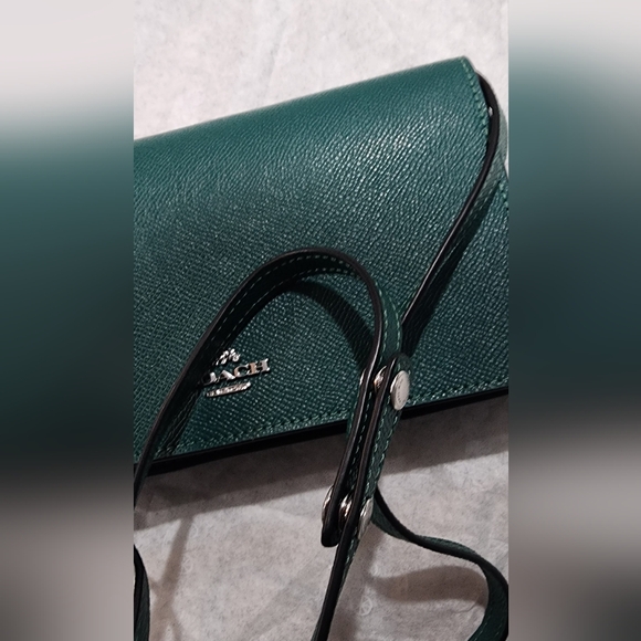 coach Anna Foldover Clutch Crossbody Bag - Picture 8 of 10